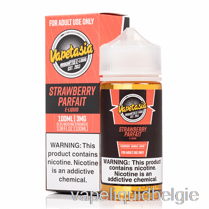 Vape Vloeibare Aardbeienparfait - Vapetasia - 100ml 3mg